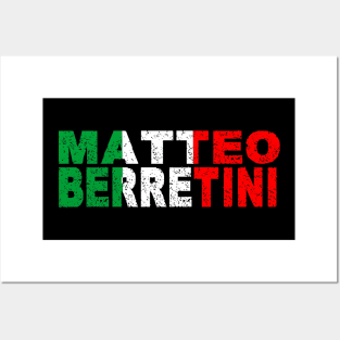 TENNIS PLAYERS - MATTEO BERRETINI Posters and Art